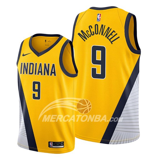 Maglia Indiana Pacers T.j. Mcconnell Statement Edition Giallo